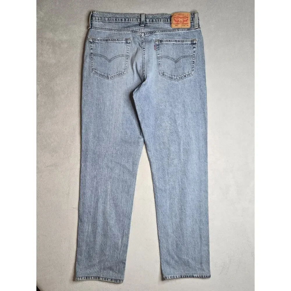 Levi's 541 Athletic Taper Stretch Men's Light Wash Blue Denim Jeans